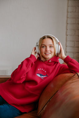 Толстовка женская Ocean Bordo - Captain's mate фото 19