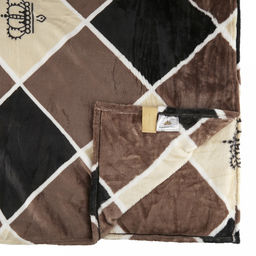 Плед/покрывало 150х200см "Шведский двор", велсофт "California" набивной, полиэстер 100%, плотность 270г/м2, упаковка: 16х33см пояс бумажный, "Домашняя мода" (Россия)