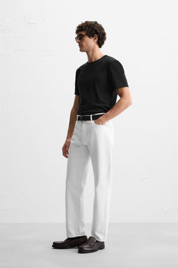BASIC SLIM FIT T-SHIRT - Zara фото 13