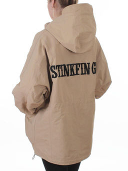 3096 BEIGE Куртка демисезонная женская (100 гр. холлофайбер) - Fashion фото 6