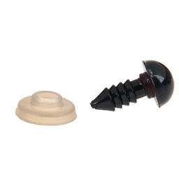 Глаза винтовые с заглушками, полупрозрачные, набор 4 шт, цвет коричневый , размер 1 шт: 11 см - Школа талантов фото 2