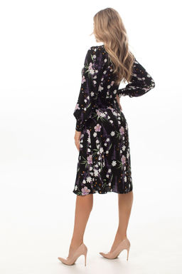 Платье Golden Valley 4951 черный фиолет  фото 2