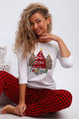 Пижама женская П162 Нарядные Ёлочки