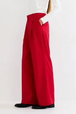 Брюки Basic на резинке Passion Red - Erist store фото 4