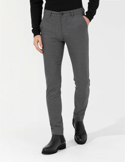 Gri Slim Fit Kanvas Pantolon - Pierre cardin фото 2
