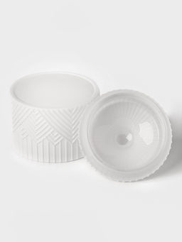 Сахарница Доляна Chess. King, 400 мл, 10.5×13.7 см, стекло, белая