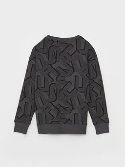 Rahat Kal?p Bisiklet Yaka Bask?l? Erkek ?ocuk Ti??rt - Waikiki фото 2