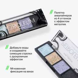 Лимитка Influence Beauty Палетка акваподводок "Petroleum" 01