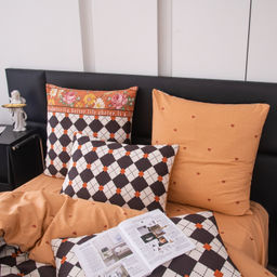 Комплект постельного белья Сатин 100% хлопок C588 1.5 спальный