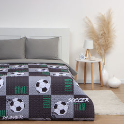 Покрывало Этель 1,5 сп Soccer team 145*2105 см, микрофибра