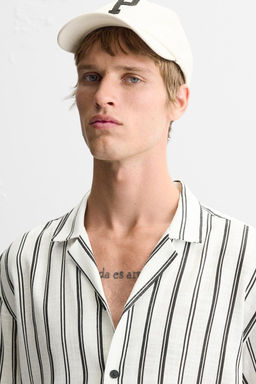 STRIPED TEXTURED SHIRT - Zara фото 5