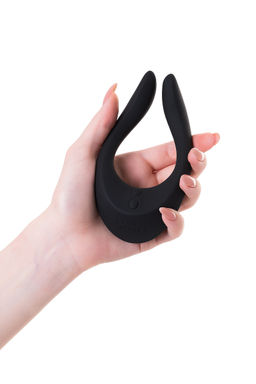 Многофункциональный стимулятор для пар Satisfyer Endless Joy, силикон, чёрный, 13,5 см.