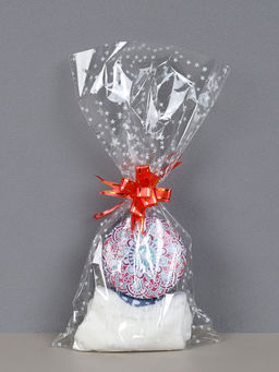 Подарочный набор Аромасвеча+ 1 пара носков / новогодний