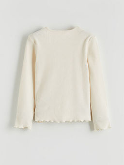 Bisiklet Yaka Basic K?z ?ocuk Ti??rt