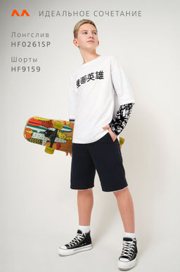 Шорты для мальчика из футера двухнитки Happyfox  фото 28