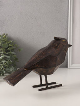 Фигурка полистоун «Чёрная птица. Грани», 24×9×16.5 см