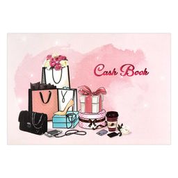 Цена за 2 шт.Записная книжка Cash book арт. 58238 ПОДАРКИ / 152х107 мм, 32 л., мягкий переплёт (2 скобы), Блок - белый офсет 65 г/м?, печать в одну краску/