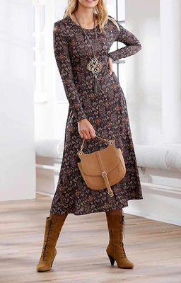 Платье, пестрое