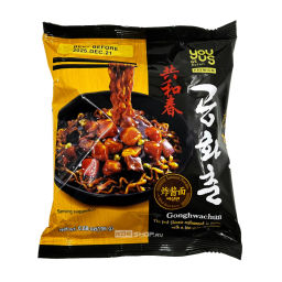 Лапша б/п с соусом из черной фасоли You US, Корея, 195 г Акция