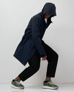 Парка спортивная мужская с капюшоном softshell темно-синего цвета 9565TS - Mtforce фото 13