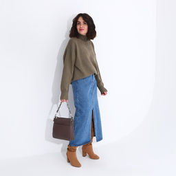 Сумка кросс-боди на молнии, цвет бронзовый - Simaland фото 8