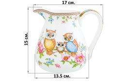 Кувшин 1,2 л 17*13,5*15 см Совушки NEW BONE CHINA - Elan gallery фото 13