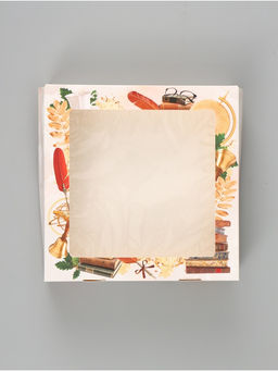 Цена за 5 шт. Коробка подарочная складная «Спасибо за знания!», 20×20×4 см, с окном