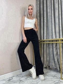 Брюки клеш вельвет