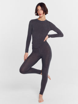 Термокомплект женский серый (джемпер, леггинсы) меланж темно-серый 4348-F 692432 - Mark formelle фото 4