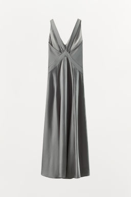 LONG SATIN DRESS - Zara фото 7