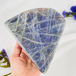 Срез (экран) из камня Лабрадор полированный - Радуга самоцветов фото 3