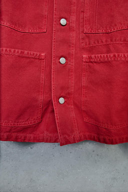 STORIESZ - SOBRECAMISA CANVAS / Rojo