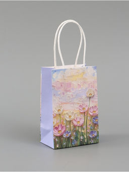 Цена за 4 шт. Пакет подарочный «Нежные цветы»,10 × 15 × 6 см