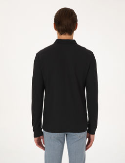 Siyah Slim Fit Sweatshirt - Pierre cardin фото 5