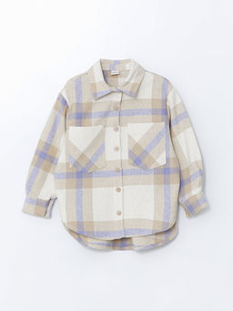 Ekose K?z ?ocuk G?mlek Ceket - Waikiki фото 4