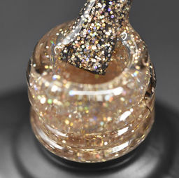 Shik top MOOZ №4 - Золотой с голографическим сиянием.  фото 2