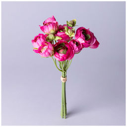 Букет искусственных цветов Lefard Ранункулюс высота 27 см  фото 2