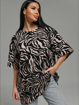 Шарм футболка женская (зебра)