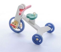 Елочная игрушка - Детский велосипед 1013 Classic Blue Wheels - Idh фото 2