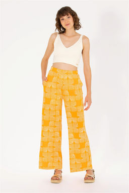 Женские оранжевые вязаные брюки Неожиданная скидка в корзине