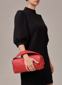 Кожаная сумка Solea DBR 31365 красный  фото 7