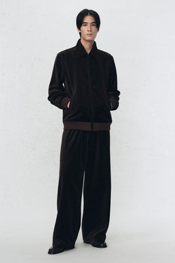 SOSHIOTSUKI X ZARA REGULAR FIT VELVET JACKET