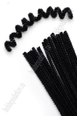 Проволока синельная 100 шт (SF-3311) черный №А028