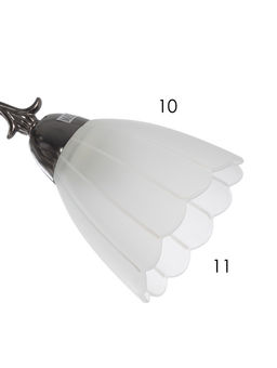 Люстра ЭкономСвет 4671/5AN, 5×40 Вт, E27, 55×55×33 см, цвет чёрный хром