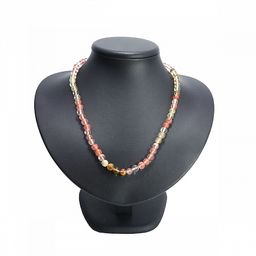 Бусы из камня Розовый халцедон на счастья шарики 6мм 47см - Сандаловый дом фото 3