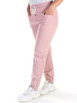 QB-83 PINK Брюки спортивные женские (95% хлопок, 5% стрейч) P&S