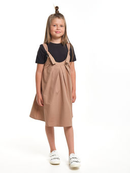 Комплект для девочки UD 7945/7946 черный/коричневый - Mini maxi фото 8