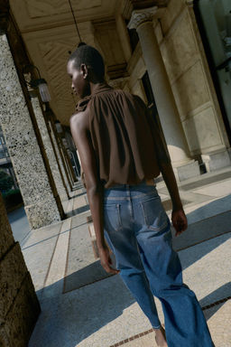 HALTER TOP WITH BOW - Zara фото 5