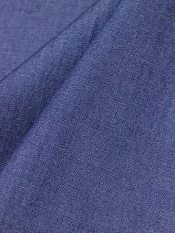 Сорочечная джинсовая ткань цв.Темно-синий, ш.1.45м, хлопок-50%, вискоза-50%, 140гр/м.кв