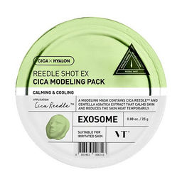 VT Cosmetics Reedle Shot Ex Cica Modeling Pack, 25g - Моделирующая маска для лица с микроиглами и экстрактом центеллы